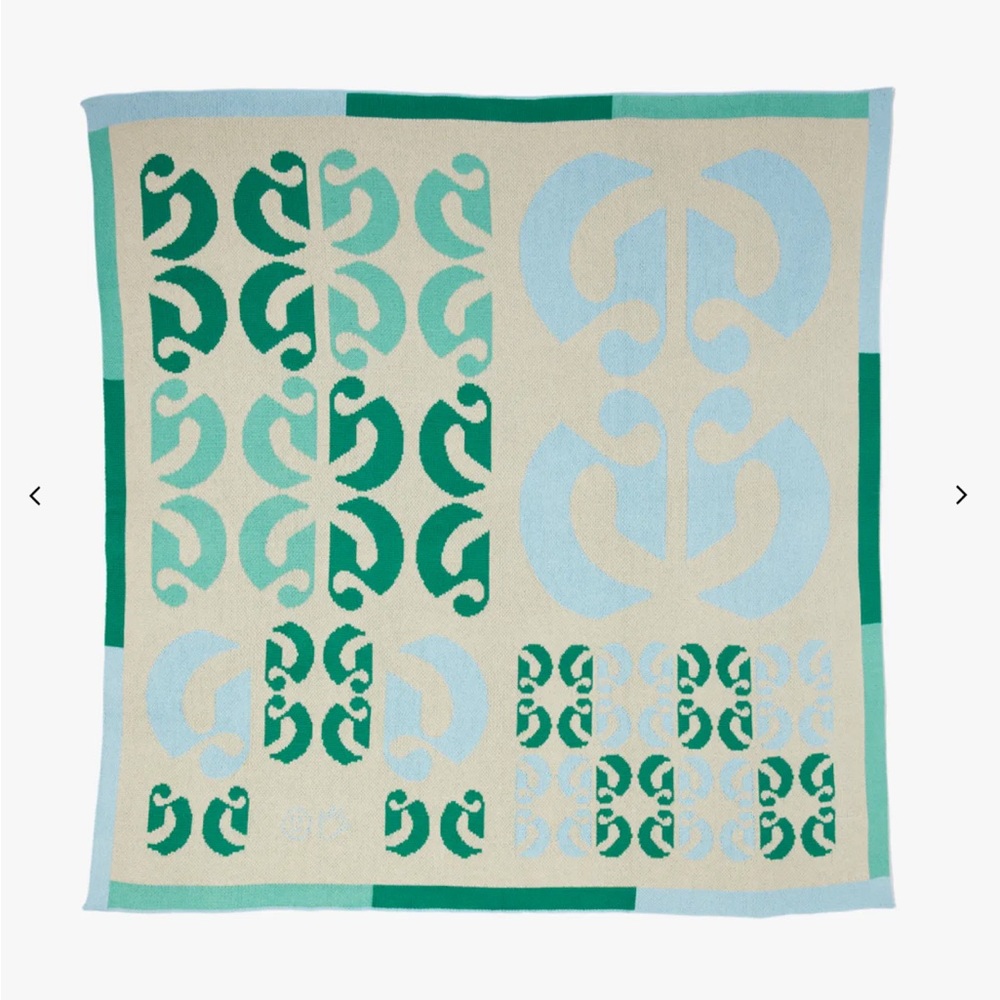 Glossier blanket ( field Greens blanket!)